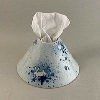 瑞峯窯 有田焼 月兎 ティッシュディスペンサー（ティッシュケース）原重製陶所 A30-293_イメージ3