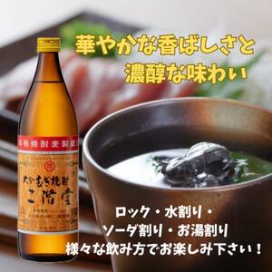 【お中元のし付き】大分むぎ焼酎 二階堂20度(900ml)化粧箱入り3本セット【1630344】