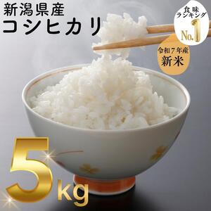 令和7年 新潟県産コシヒカリ 5kg 5キロ 白米 精米 送料無料 上越市 米ヴィレッジさんわ 低温貯蔵 品質管理徹底