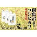 【ふるさと納税】南魚沼産塩沢コシヒカリ【従来品種】（特別栽培米8割減農薬）精米5kg×3個 | お米 こめ 白米 コシヒカリ 食品 人気 おすすめ 送料無料 魚沼 南魚沼 南魚沼市 新潟県産 新潟県 精米 産直 産地直送 お取り寄せ