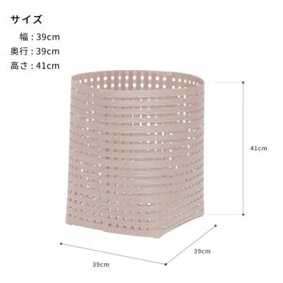 ふるさと納税 奥州市 暮らしを豊かにするシンプルで美しいかご L ライトピンク バンドシー [AR124] |  | 02