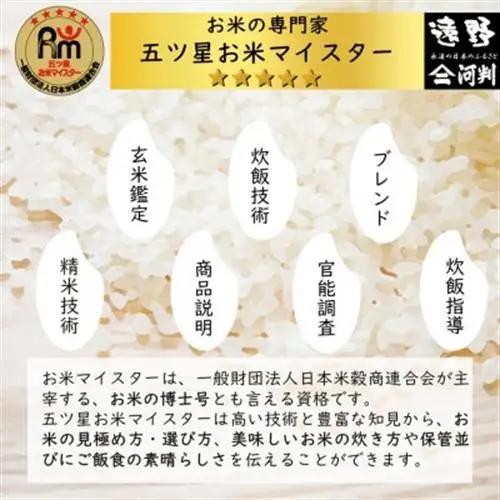 【令和7年産】いわてっこ(無洗米) (精米)岩手県遠野市産 10kg 河判【1714127】