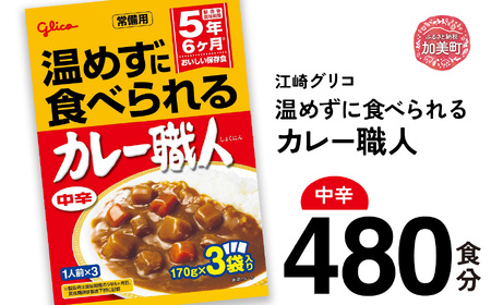 レトルト 温めずに食べられるカレー職人(中辛)480食 大容量 レトルト食品