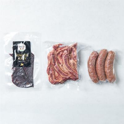 ふるさと納税 北広島市 エゾ鹿加工品セットA(3種類 合計470g) |  | 01