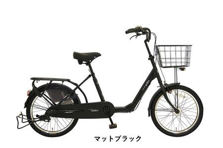 ヱビス自転車　 セデオ20　20インチ小径自転車 シマノ製内装3段変速　電動なし（低床式フレーム 安定感 LEDオートライト 幼児2人同乗認定 ）【マットブラック】