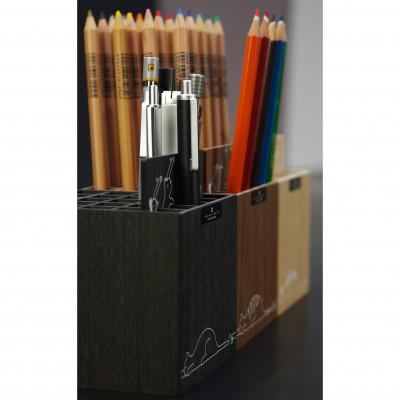 ふるさと納税 和歌山市 バスク SHIPPO ペンスタンド S 25本 ナチュラル 2個組 かわいい木製ペン立て |  | 02
