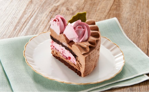 【卵・乳製品・小麦粉不使用】ラズベリーショコラホールケーキ(ヴィーガン対応)