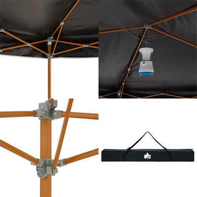 ふるさと納税 城陽市 ソーラーブロック Qセットタープ220　キャンプやアウトドア、BBQで熱中症対策!71661022 |  | 03