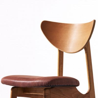 ふるさと納税 富田林市 Karl Dining Chair オイルレザー ダークブラウン MBRフレーム【SWOF】 |  | 02