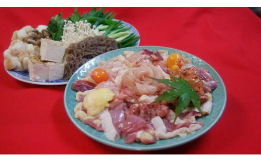 ＜丹波四季菜料理 宮本屋＞京都・亀岡の特上シャモ すき焼き セット 4〜5人前 割下付き≪京料理 鶏すき≫※配送不可地域あり