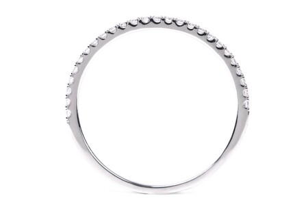 Pt900 プレミアム ハーフエタニティリング WOR-006