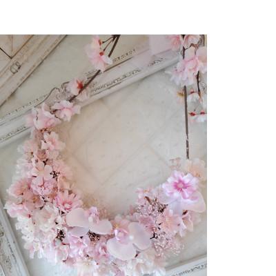 ふるさと納税 高畠町 まるで生花のような桜ドロップリース |  | 02