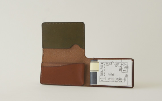 革かばん・purr（パー） Lpasscase(brown)