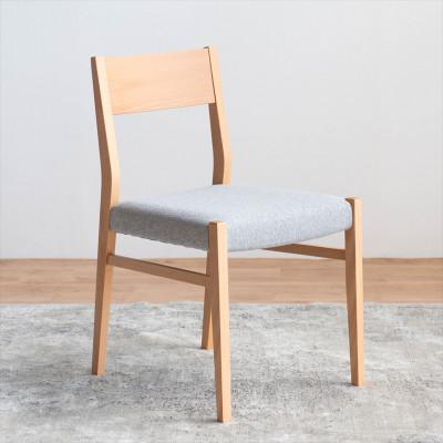 ふるさと納税 大川市 DCジャンブル01 ダイニングチェア ビーチクリア アネルカグレー 1脚