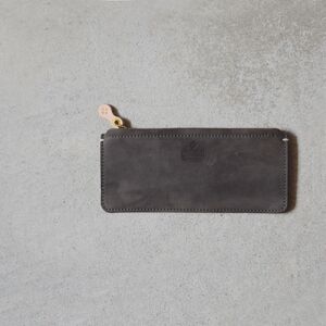 Teha’amana Square pencase Smoke テハマナ スクエアペンケース　スモーク ブラウン 革 皮 雑貨 おしゃれ レザー 本革 こだわりの逸品 地域特産品 ギフト 自分用 人気