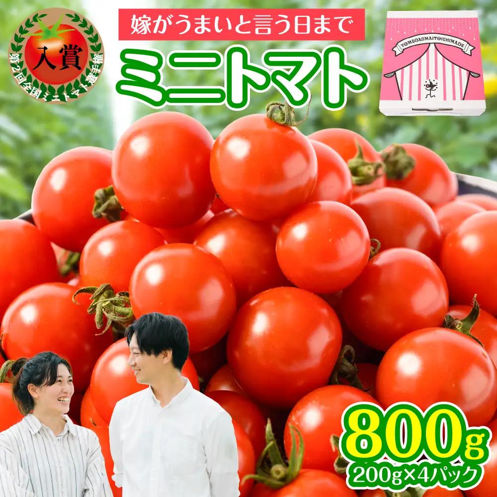 ミニトマト 【先行予約】 嫁がうまいと言う日まで 800g 【2026年12月上旬より順次発送】 ミニトマト