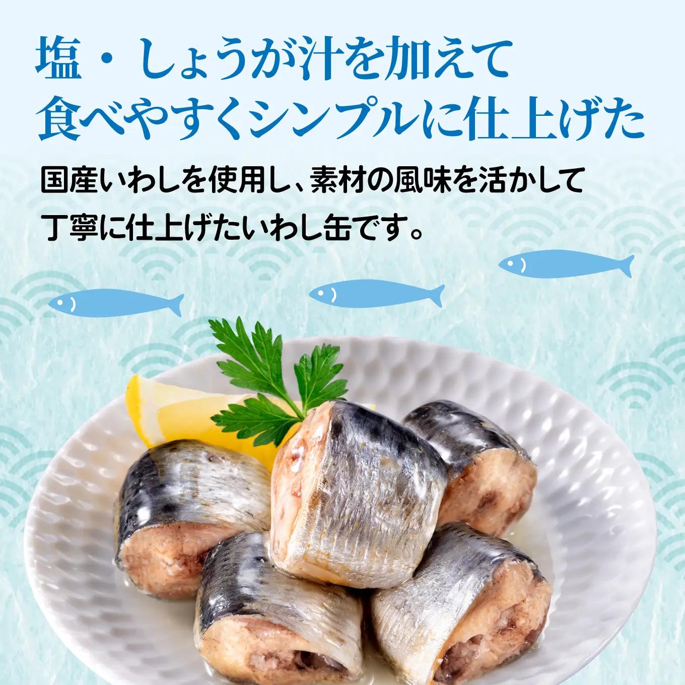 日本のいわし缶 水煮 130gx24缶　HOKO 宝幸　青森県 八戸市
