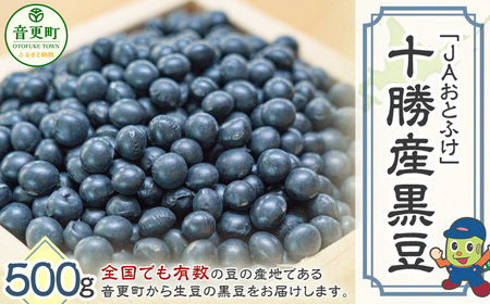 【令和7年産】 黒豆 500g「JAおとふけ」【B106】 