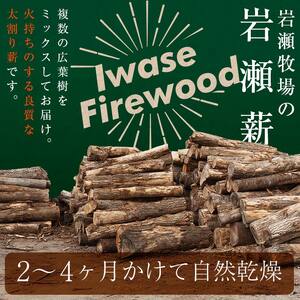 【2月発送】大割サイズ！福島県産「乾燥薪」150kg  F6Q-270