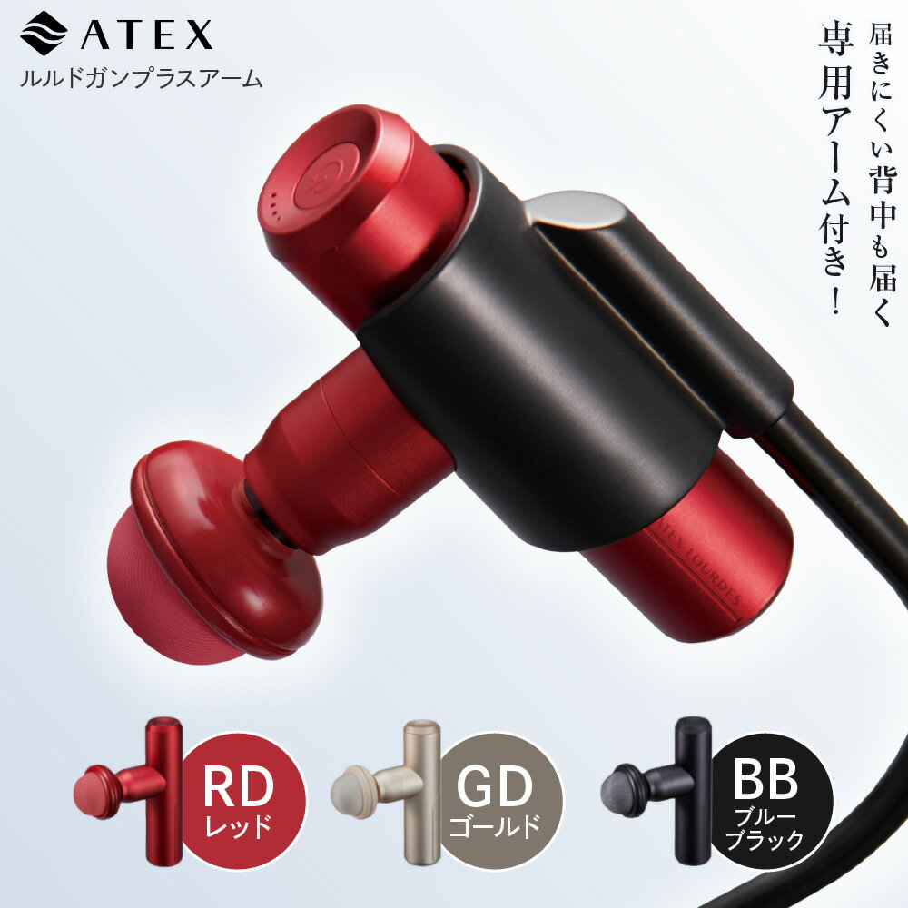 【ふるさと納税】【近鉄百貨店】ATEX LOURDES ルルド ガンプラスアーム 強力振動 全身ケア ガンタイプ 専用アーム 背中 マッサージ ほぐす 送料無料 大阪市 大阪府