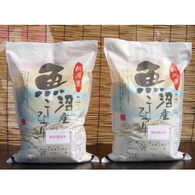 ふるさと納税 南魚沼市 【令和7年産新米】特別栽培米　がんこおやじが作った南魚沼産コシヒカリ　10kg(5kg×2袋) |  | 02