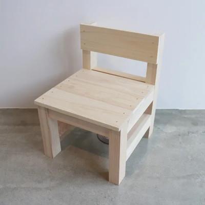 ふるさと納税 高知市 【ひのき香る工作キット】フラワーチェア【AT010】