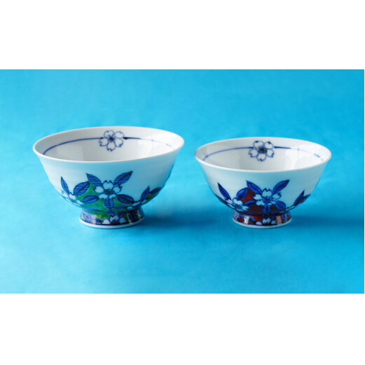 有田焼 染錦桜絵 睦揃え 神田陶器店 A30-70_イメージ2