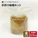 【ふるさと納税】【自宅で味噌づくり】手作り味噌キット『麦味噌』＜川添酢造＞ [CDN008]