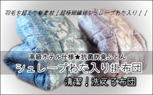 【高級ホテル仕様】羽毛を超えた掛布団(SEK加工生地) カラー：グリーン