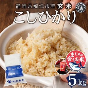 a14-073　マグロによく合うお米 コシヒカリ 玄米 5kg