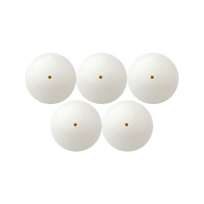 ふるさと納税 戸田市 【ジャグリング】ナランハ ロシアンボール サイレントライト 65mm 白 5個セット