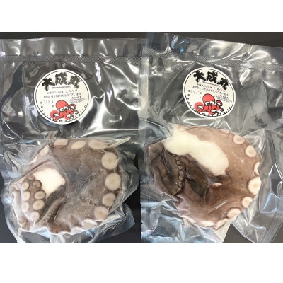 【太東・大原産マダコ】茹で＆生セット(合わせて400g以上)【配送不可地域：離島】