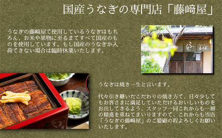 国産 うな重用 蒲焼 特上 2人前 【藤崎屋】 ｜ ふっくら あっさり 香ばしい タレ付 山椒付 父の日 母の日 敬老の日 うな丼 鰻丼 国産 うなぎ 鰻 蒲焼