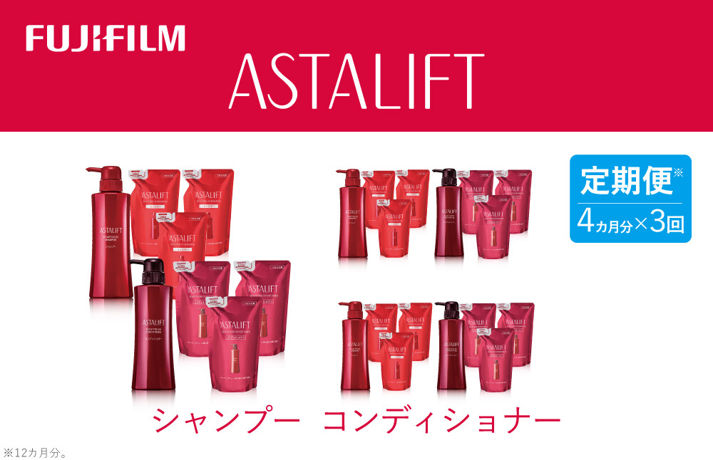 
            【定期便】4か月ごと全3回お届け（12ヵ月）　アスタリフト 《シャンプーコンディショナー》アスタリフトスカルプフォーカスシャンプー・コンディショナー【 化粧品 コスメ スキンケア 神奈川県 南足柄市 】
          