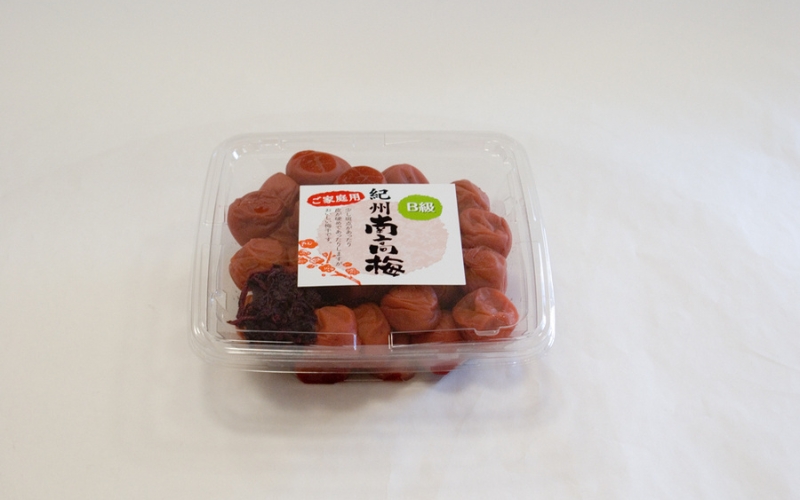 紀州南高梅 昔ながらのしそ漬 家庭用B級 800g 塩分約20％　sekifz007B
