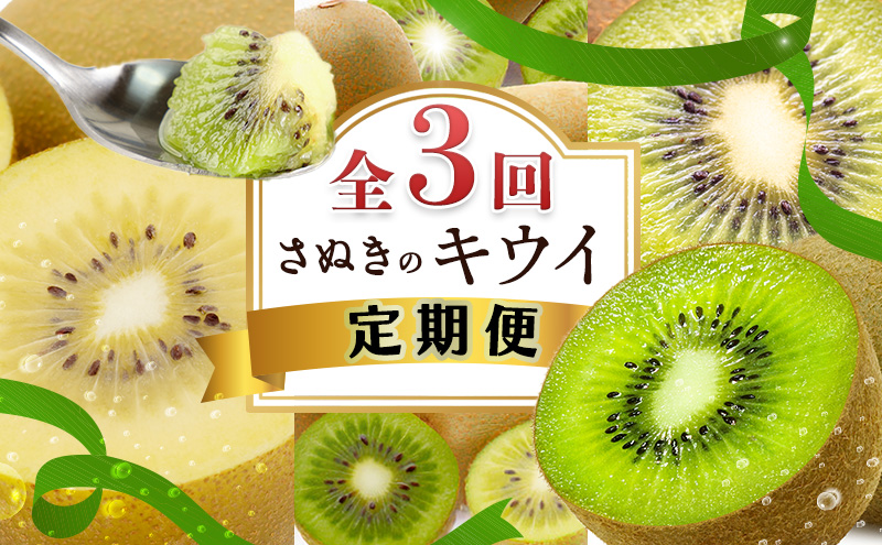 讃岐のキウイ定期便（全3回）【さぬきゴールドキウイ】【さぬきキウイっこ 】【香緑キウイ】
