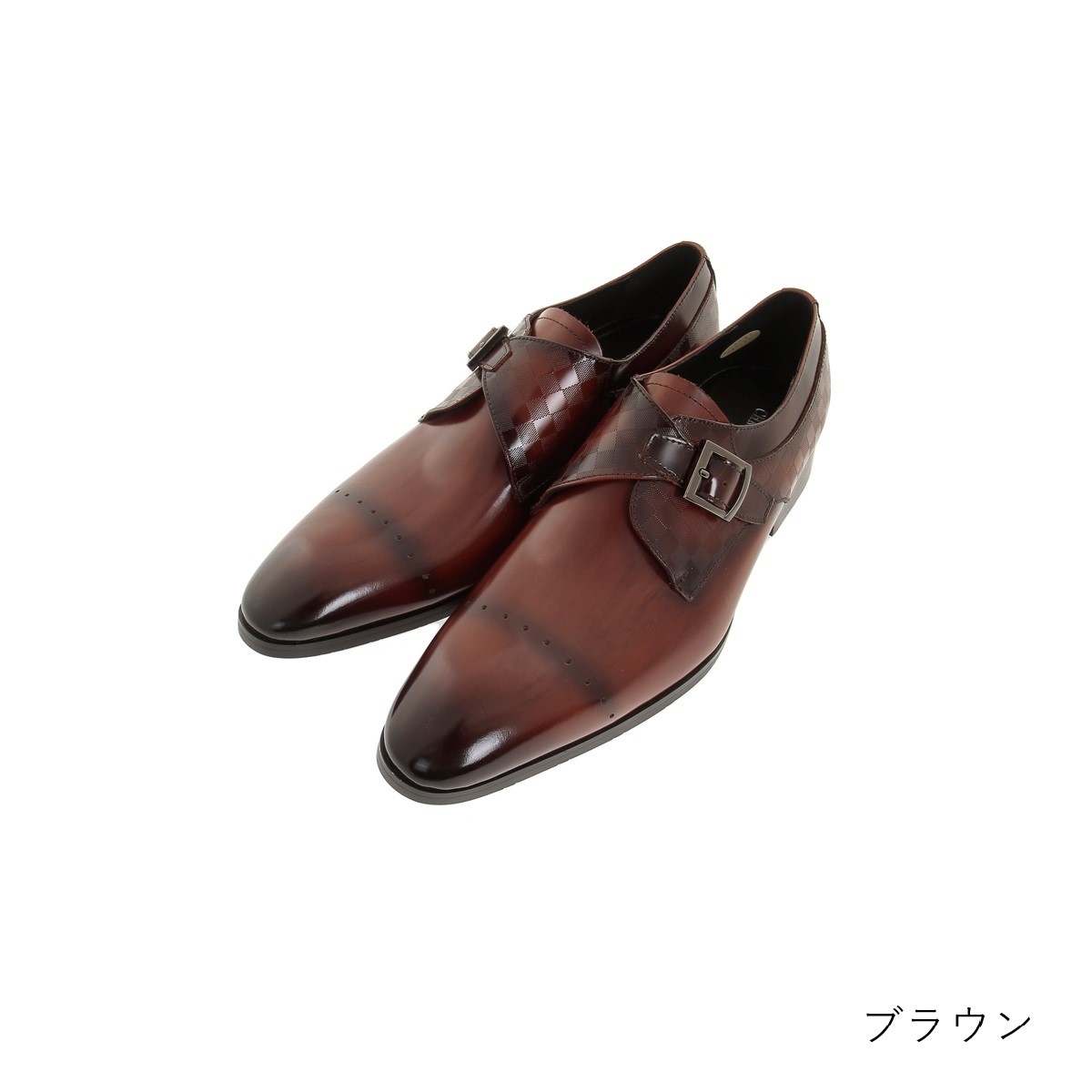【浅草の靴】クリスチャンカラノ 本革ビジネスシューズ[FH-02](サイズ：27.0cm、カラー：ブラウン)