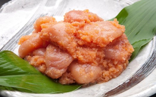 AC237.【鳴海屋】無着色あごだし明太子並切れ1kg【辛子明太子】