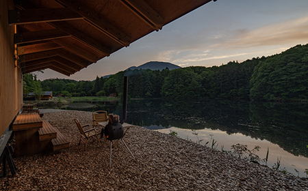 【数量限定】サウナ付きコテージ「Earthboat Kurohime」宿泊に使える6,000円分デジタルクーポン【長野県信濃町ふるさと納税】