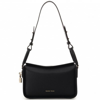 【ふるさと納税】【サマンサタバサ】ショルダーバッグ　Samantha smartwang[スマートワン]　ブラック【1672037】