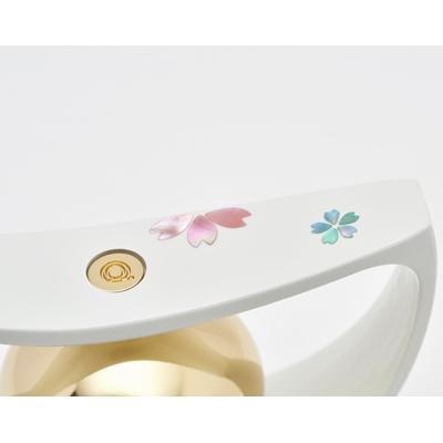 ふるさと納税 高岡市 ことりん　らでん　桜　白【高岡銅器】 |  | 01