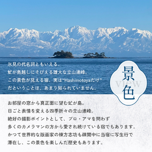 Hashimotoya 宿泊補助券 3万円分 富山県 氷見市 旅行 観光 宿泊 温泉 宿泊券 クーポン チケット