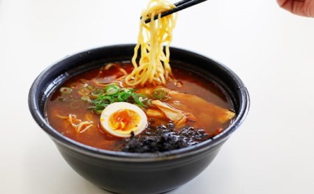 焼走り熔岩流レンジらーめん 2個セット ／ 激辛 生麺 辛味噌 2食 具材付