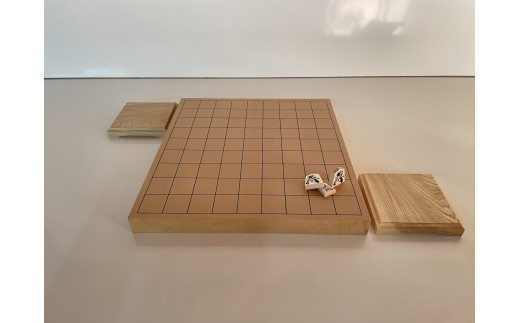 
SS-19【 将棋盤 】新桂 10号 接合盤 卓上 セット 囲碁 将棋 木工品
