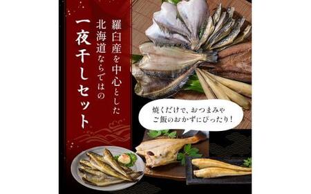 北海道産 一夜干し 合計1.65kg セットA 北海道 羅臼 鮮魚 魚 海鮮 八角 カレイ 鯖 一夜干し こまい 氷下魚 生産者 支援 応援
