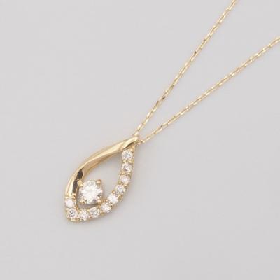 ふるさと納税 甲府市 K18 0.2ct ダイヤモンド ペンダントネックレス　FHH-019829 |  | 01