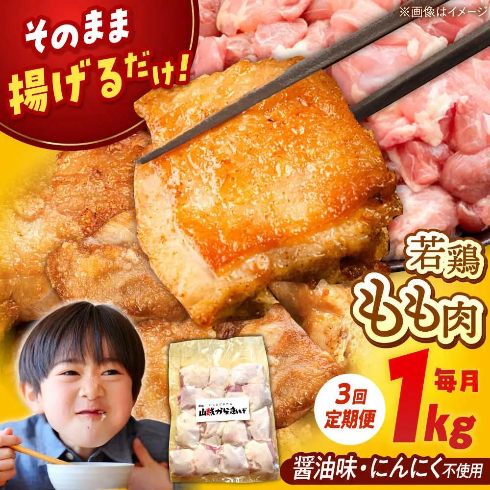【全3回定期便】山賊からあげ（ 骨なし ）1kg 桂川町/山賊からあげ桂川店 [ADAP003] 唐揚げ 骨なし唐揚げ 山賊唐揚げ からあげ