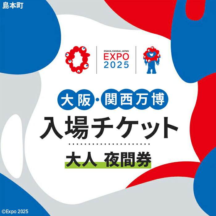 【ふるさと納税】No.160 2025年日本国際博覧会入場チケット 夜間券（大人）【島本町返礼品】 ／ 万博 EXPO 2025 大阪万博 関西万博 夢洲 入場券 送料無料 大阪府
