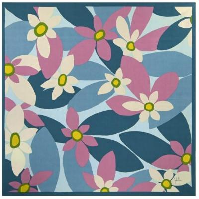 ふるさと納税 京都市 【三陽商事】シビラ大判ふろしき(マランタ/ライトブルー)