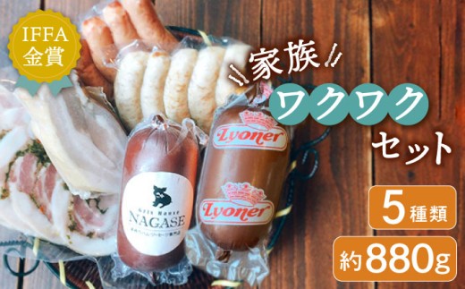 家族ワクワクセット 長崎県/Gris Hause NAGASE [42AACB012] 詰合せ 食べ比べ プレゼント おつまみ ウインナー  スピード 発送 配送 最速 最短 すぐ届く すぐ発送